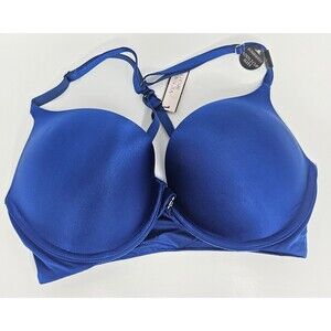 VICTORIA’S SECRET BOMBSHELL PLUNGE PLONGEANT BLUE BRA 32D NWT